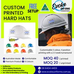 Custom Printed Hard Hats