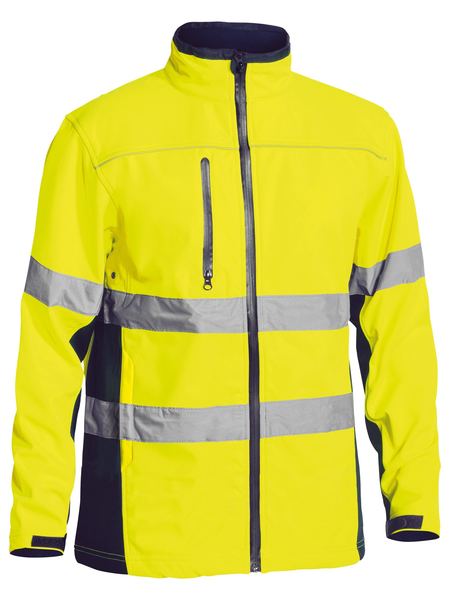 Taped Hi Vis Soft Shell Jacket Mens