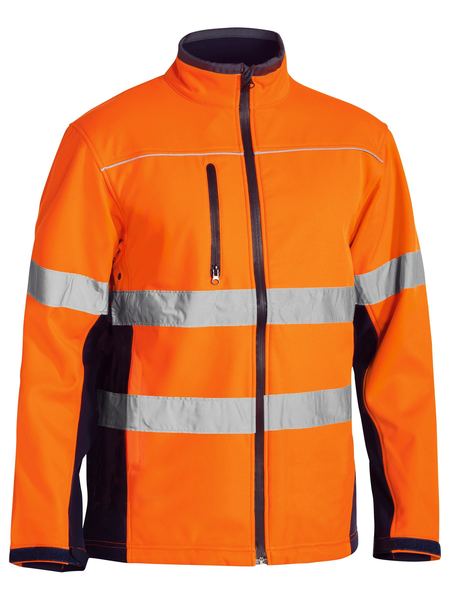 Taped Hi Vis Soft Shell Jacket Mens