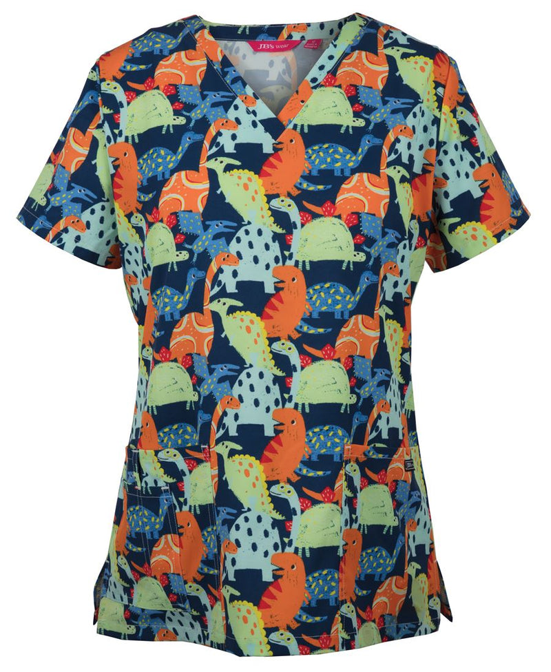 Scrub Top Printed Ladies