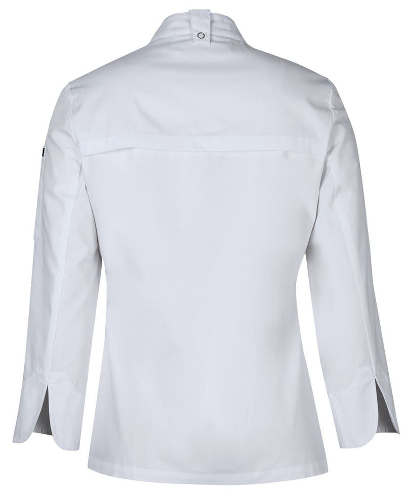 L/S Snap Button Chef Jacket Ladies