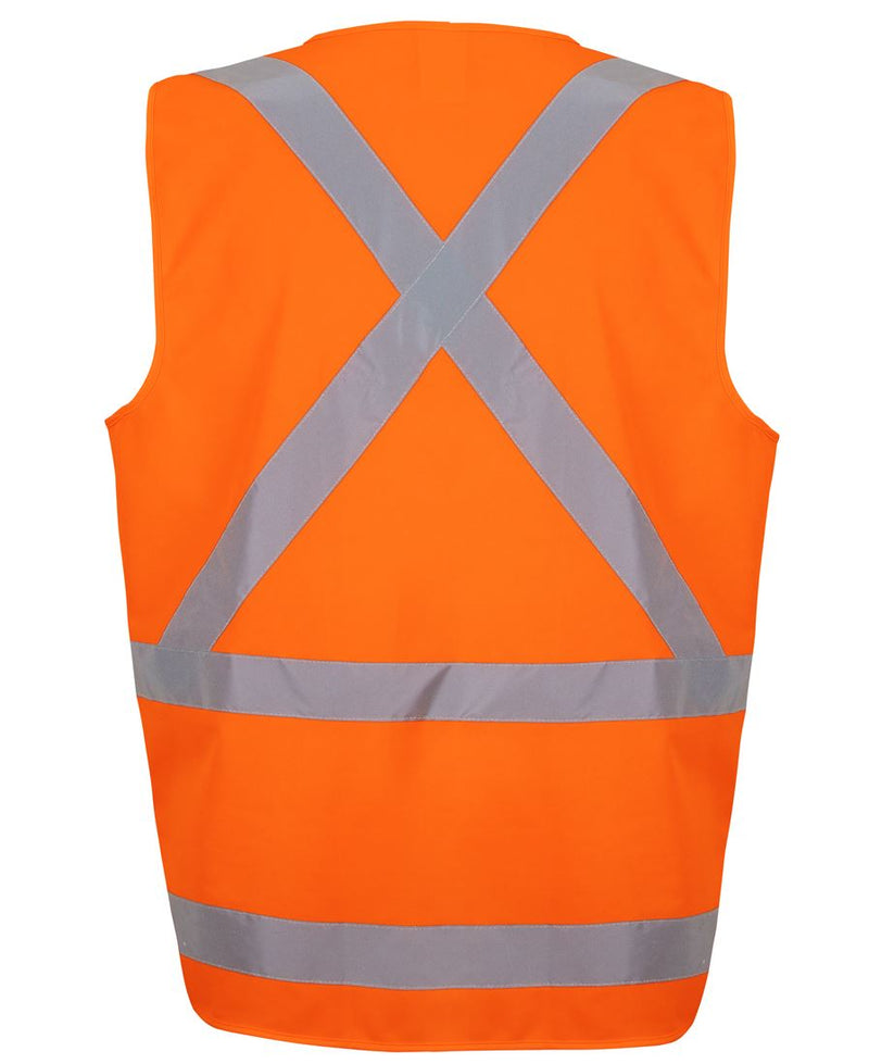 NSW/QLD Rail (D+N) Zip X-Back Safety Vest