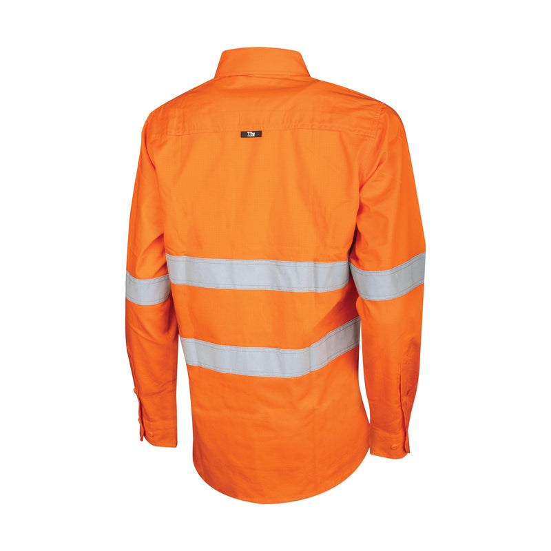 Ripstop Vented L/S Hi-Vis Shirt With Reflective Tape Ladies