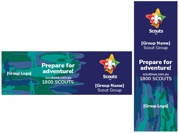 Scouts - Group Vinyl Banner - 3x1m