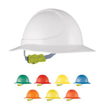 GT12 Type 1 ABS Non-Vented Broad Brim Hard Hat with Ratchet Harness - 10 PACK