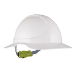 GT14 Type 1 ABS Non-Vented Earmuff Suitable Broad Brim Hard Hat with Ratchet Harness - 10 PACK