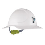 GT18 Type 1 ABS Non-Vented Earmuff Suitable Miners Broad Brim Hard Hat with Ratchet Harness - 10 PACK