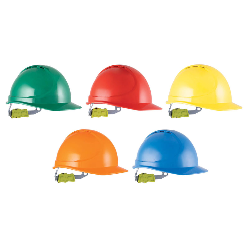 GTE1 Essential Type 1 ABS Vented Hard Hat with Ratchet Harness - Mixed Kit