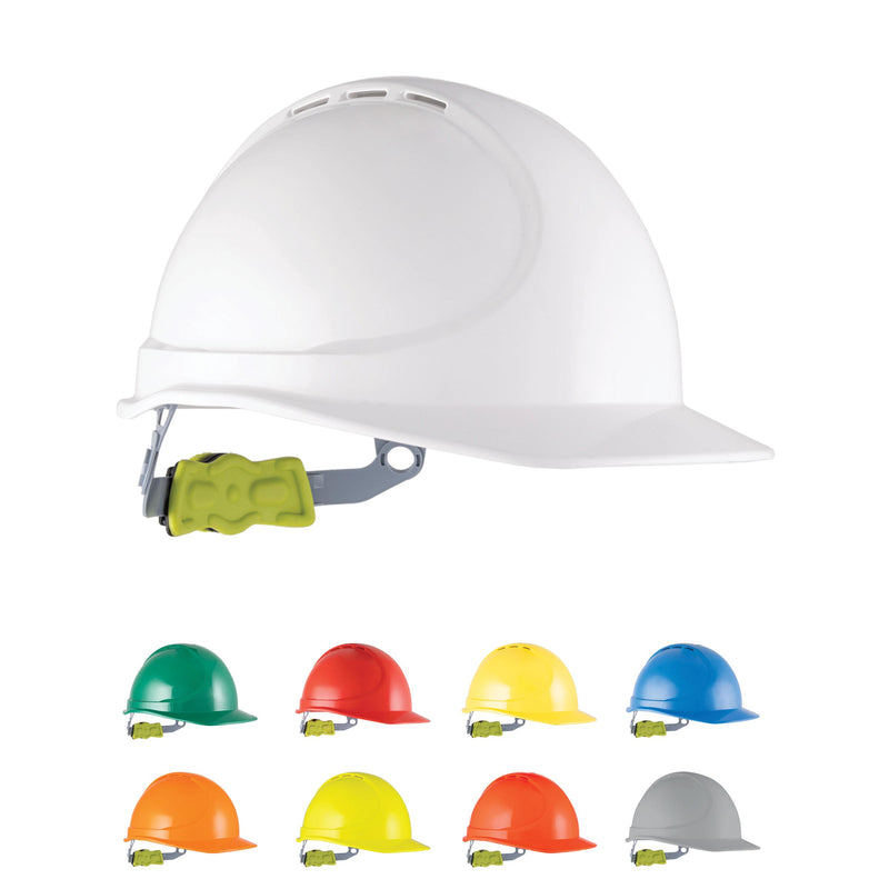 * GTE1 Essential Type 1 ABS Vented Hard Hat with Ratchet Harness - 20 PACK - INCLUDING LOGO PRINTING