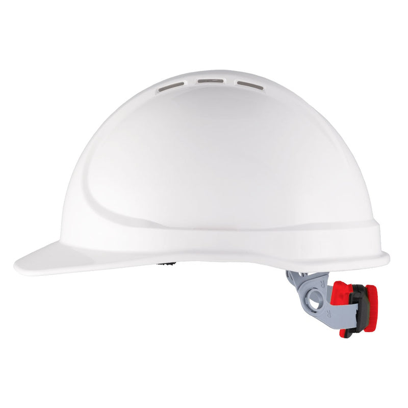 The Mate Essential Type 1 ABS Vented Hard Hat with Ratchet Harness - 20 PACK