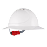 The Mate Type 1 ABS Vented Broad Brim Hard Hat with Ratchet Harness - 10 PACK