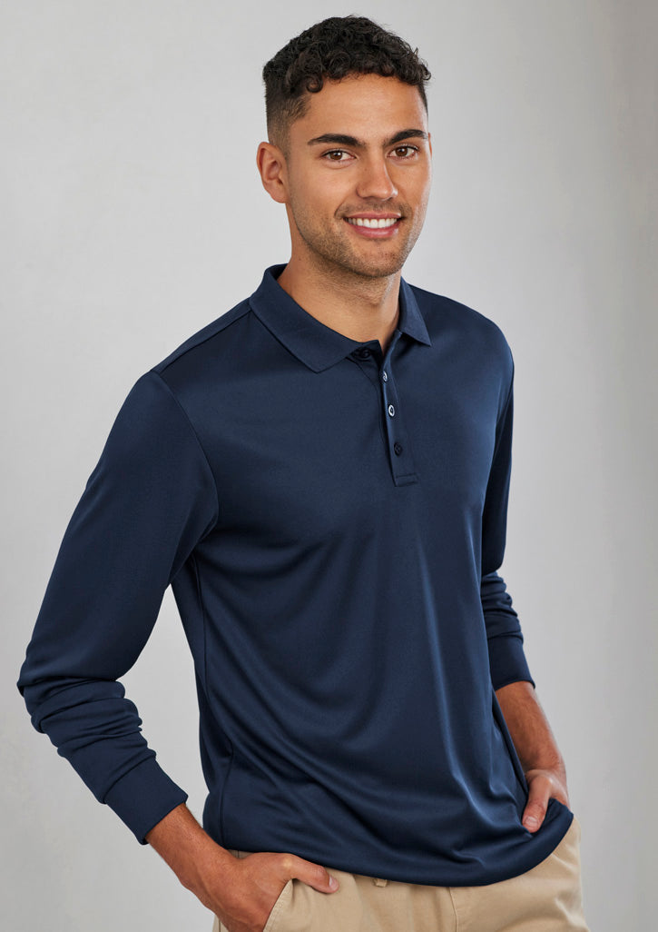 Biz Collection P206ML Action Long Sleeve Polo Mens