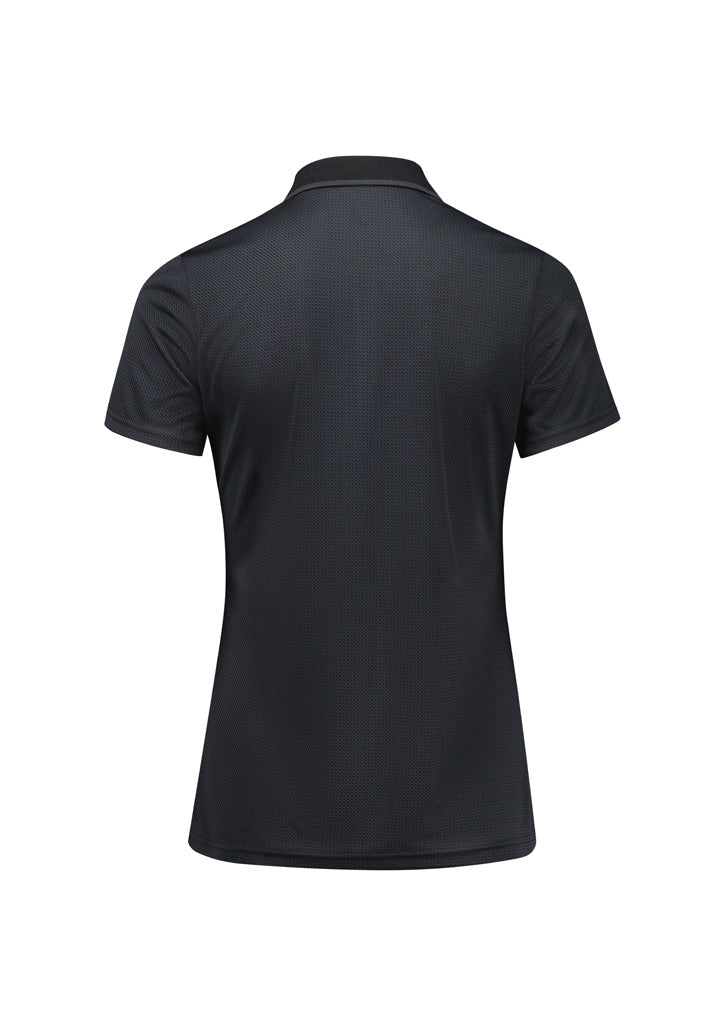 BIZ P412LS Echo Short Sleeve Polo Ladies rear