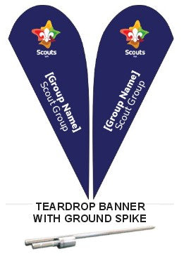 Scouts - Teardrop/Feather Banners - 3m (Medium)