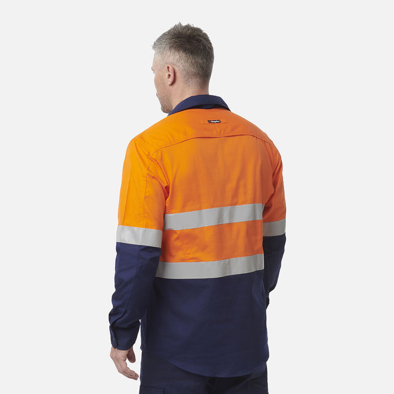 WORKCOOL 2 HI-VIS REFLECTIVE CLOSED FRONT SHIRT MENS