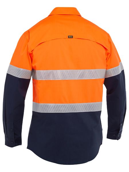 Bisley Workwear-BS6491T X AIRFLOW™ HI VIS TAPED STRETCH RIPSTOP SHIRT